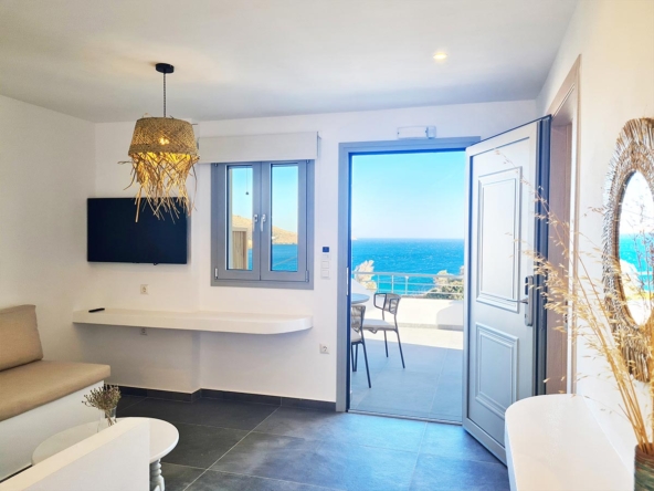 Niriis Apartment Psamathe Living Room View