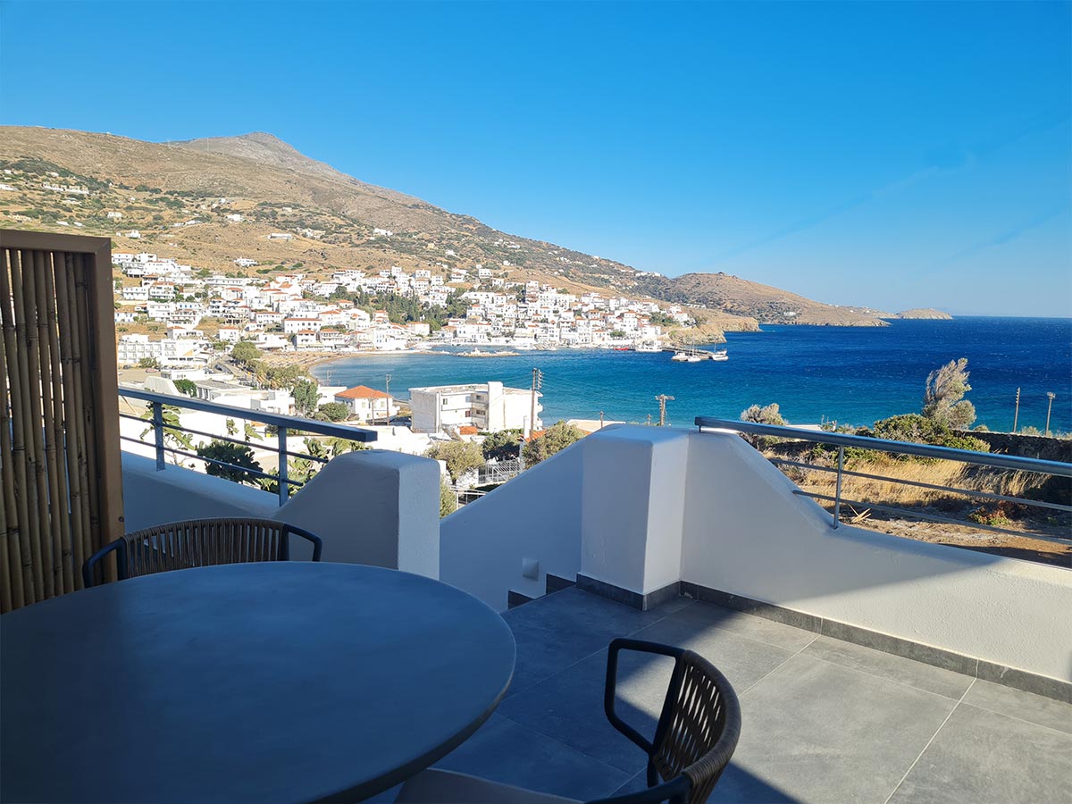 Niriis Apartment Psamathe Balcony View